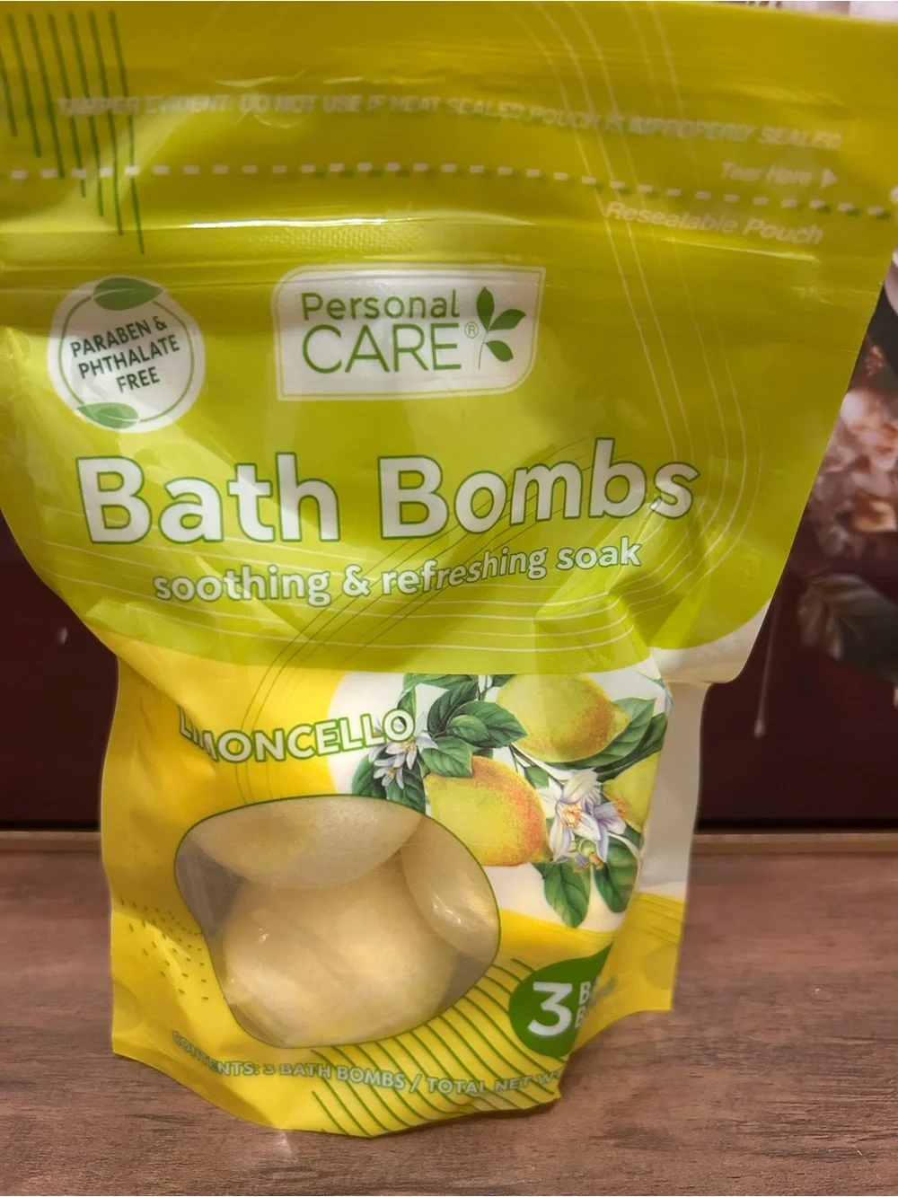 Personal Care Limoncello 3 Pack Bath Bombs